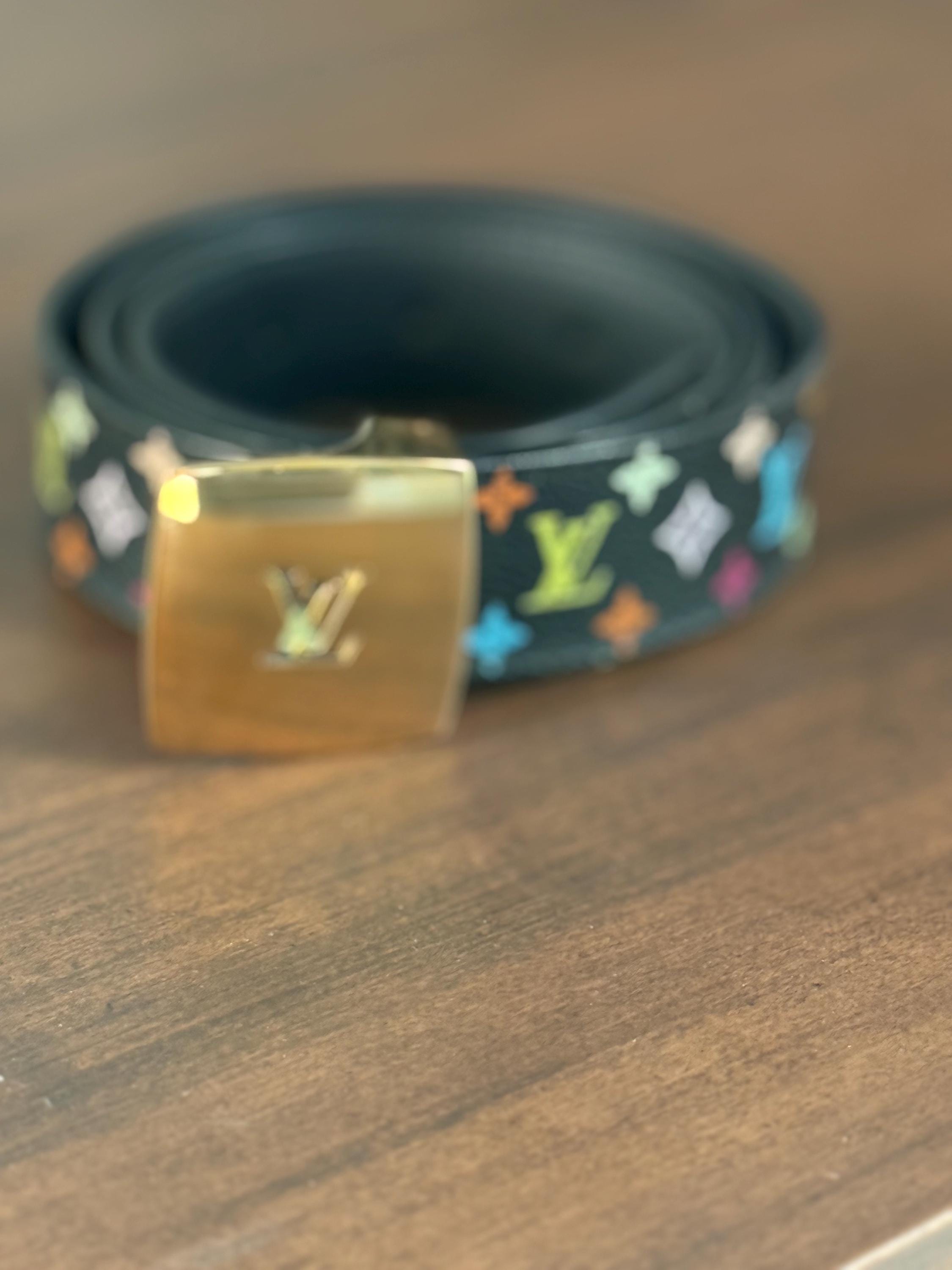Louis Vuitton X Takashi Murakami Belt (80cm) - Etsy display picture 3