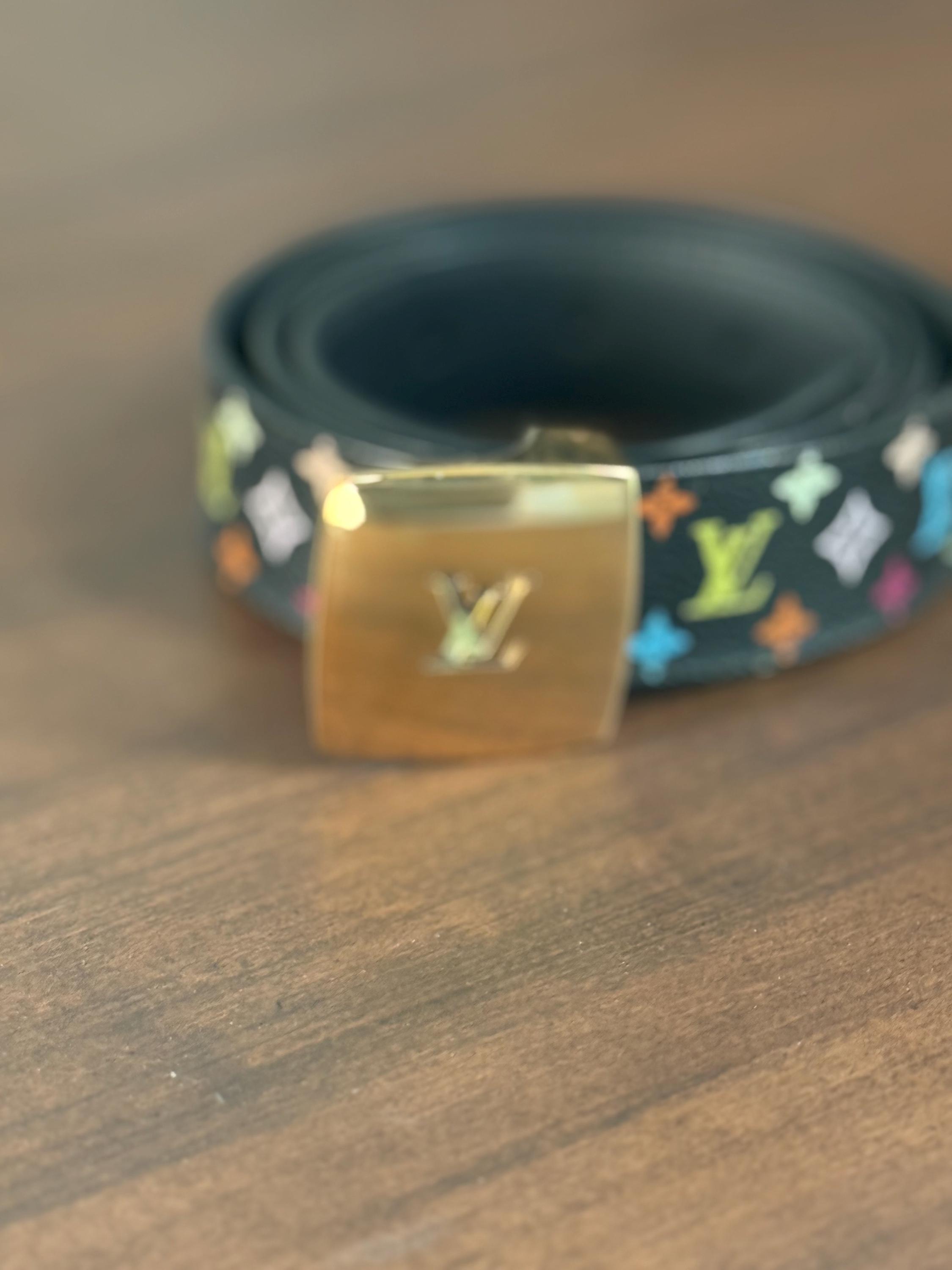 Louis Vuitton X Takashi Murakami Belt (80cm) - Etsy display picture 2