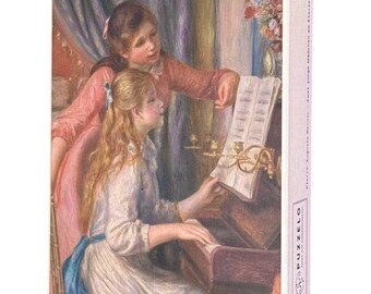 Two young girls at the piano – Pierre-Auguste Renoir