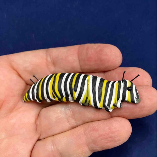 Monarch Butterfly Caterpillar Pin