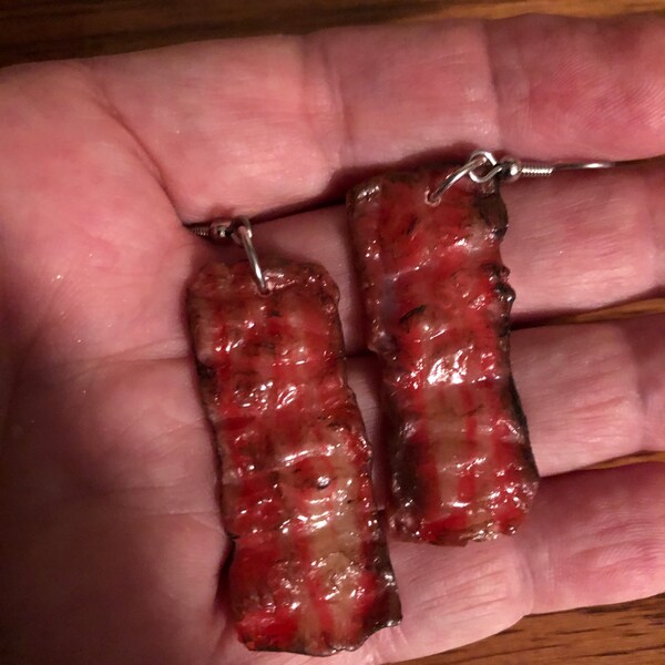 Bacon Earrings