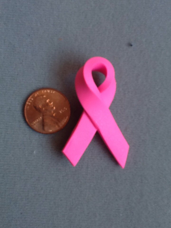 Broche Octobre Rose - Pin's Ruban Cancer Du Sein En Métal - Sensibilisation Soutien Femmes - Accessoire Vêtement Sac