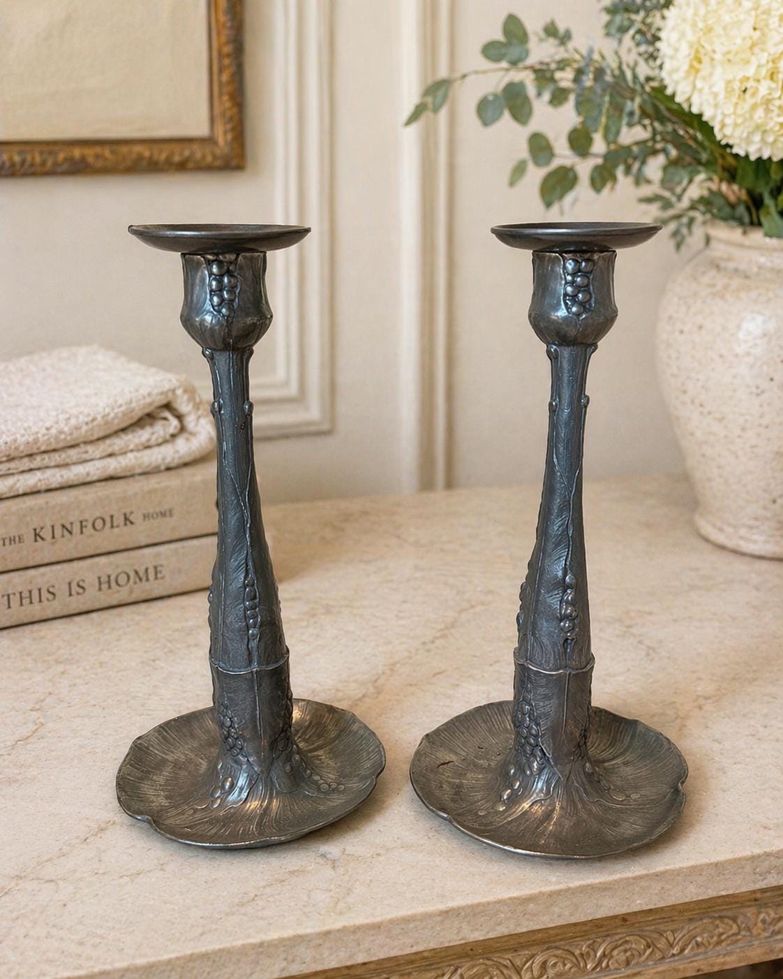 Antique Kayserzinn Pewter - Etsy