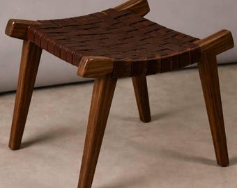 Duka Leather Stool