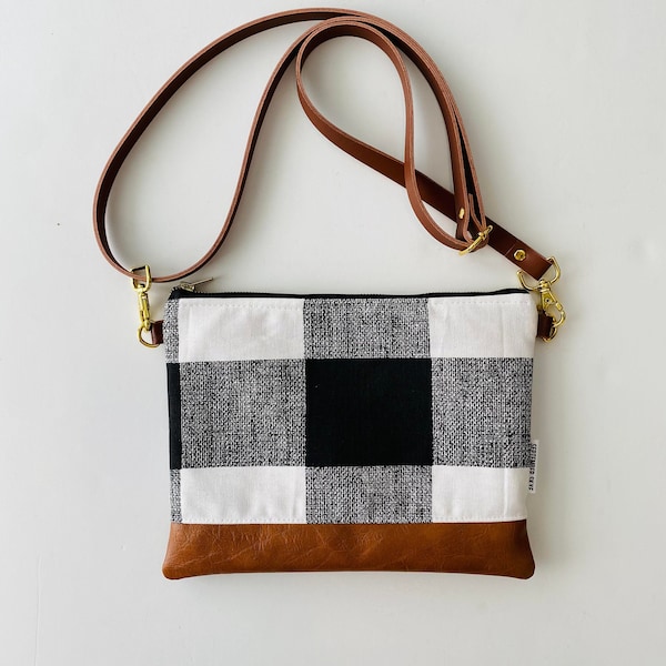 Plaid Crossbody Bag Etsy