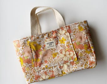 NEW! Bible or book bag tote in spring floral / book cover / devotional bag / gifts for mom
