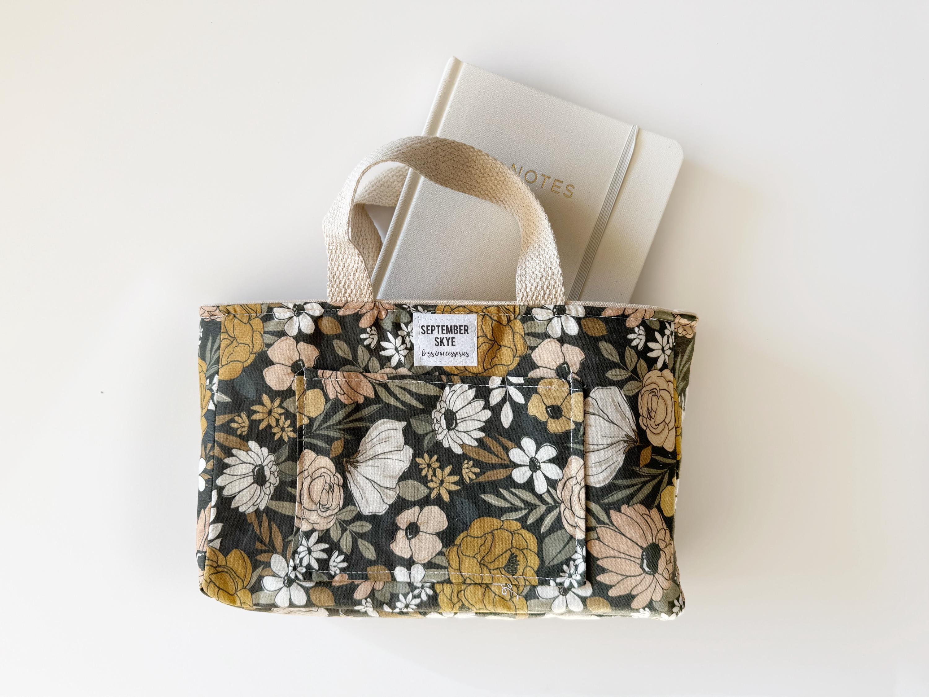 Borsa Portatile Per Bibbia In Tessuto Oxford – Impermeabile E Lavabile, Con Design Floreale, Regalo Per Donne E Amiche