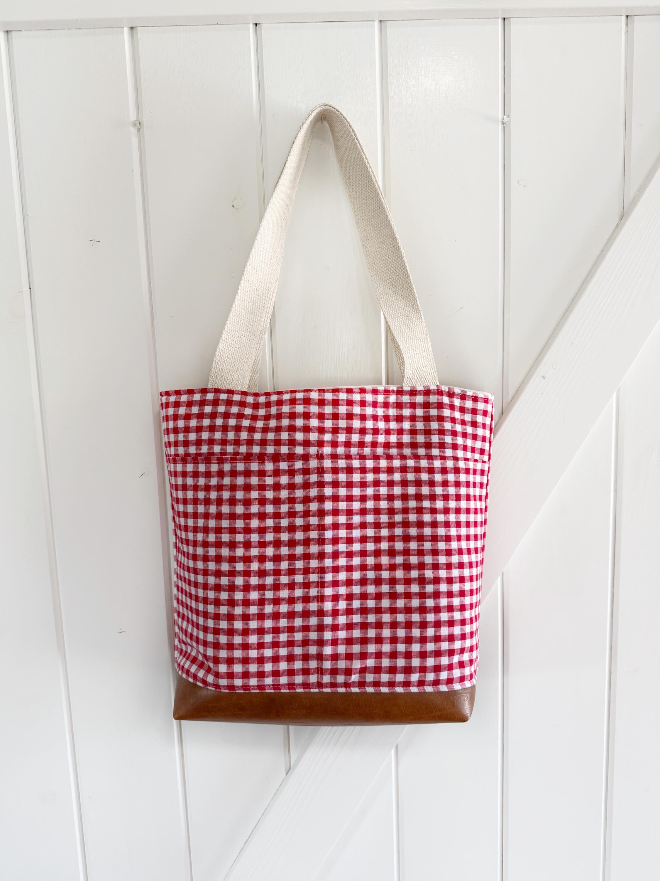 Red Gingham Bag - Etsy