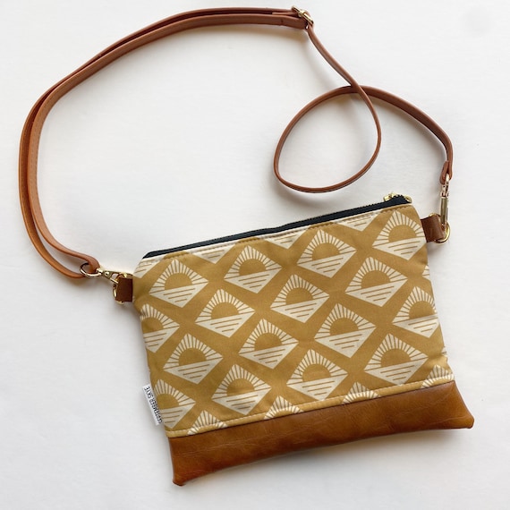 Ready to Ship Small Crossbody Bag in Mustard Aztec Boho Travel Purse Gift for Her Minimalist Bag Sling Bag Etsy Ireland