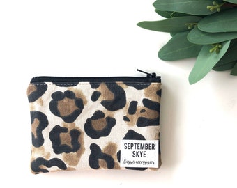 leopard coin purse