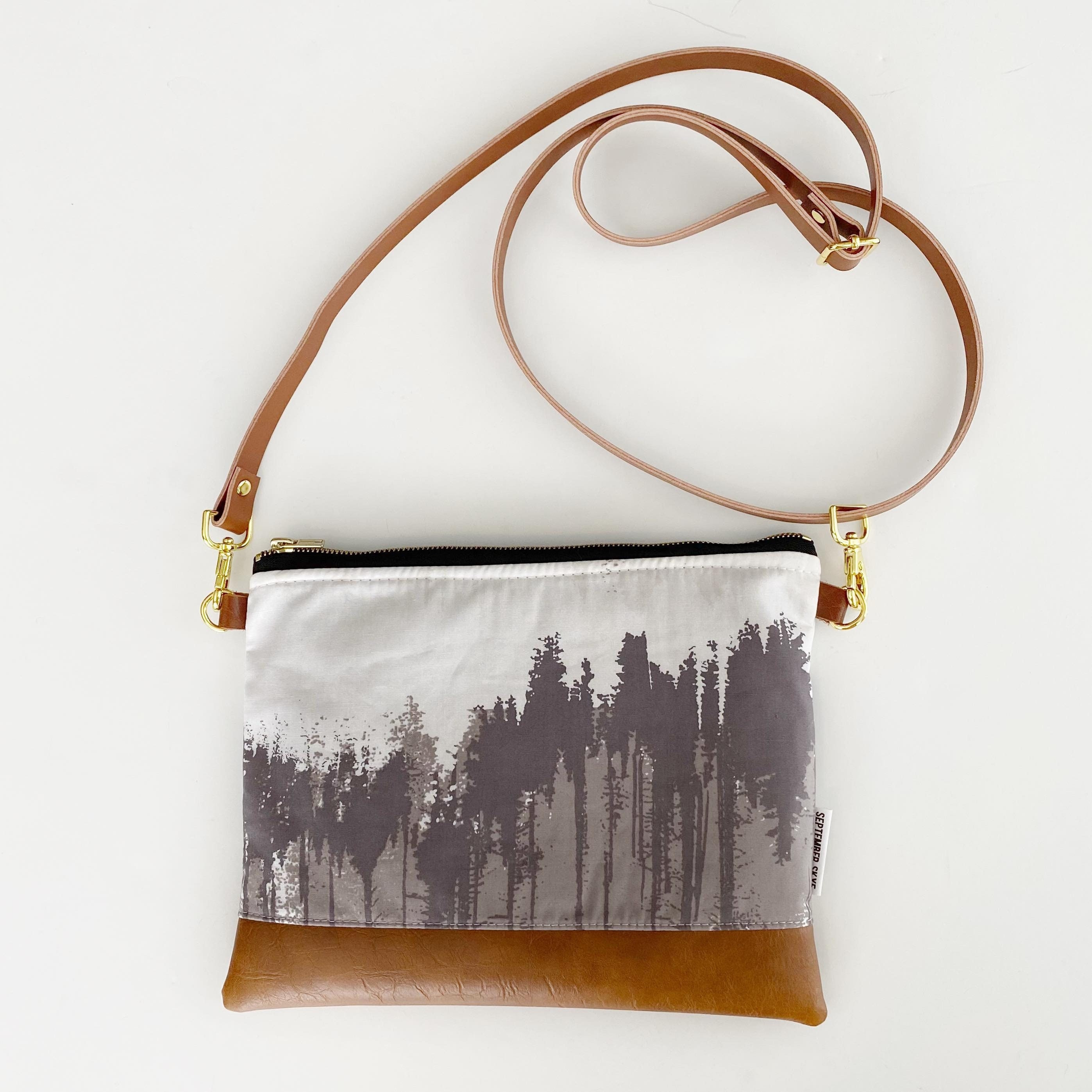 LITTLE TREE bag with wrist and cross body strap