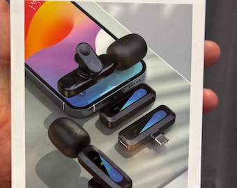 Wireless Phone Microphone. Brand New USB - C