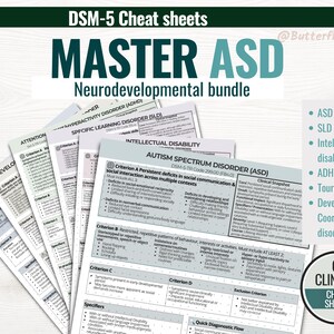 DSM-5-TR-Kurzübersicht zu neurologischen Entwicklungsstörungen | ADHS, Autismus (ASS), Lernhilfe | Zusammenfassung zur Wiederholung der Pflegepsychologie (PDF)