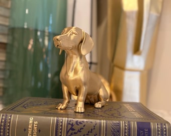 Dachshund Figurine | Modern Dachshund Statue | Cute Dog Decor | Gift for Dog Lovers