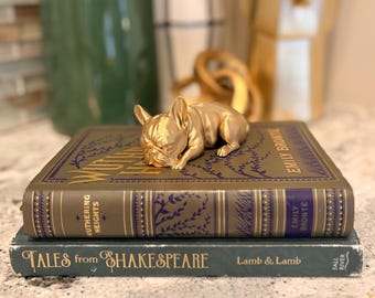 Sleeping French Bulldog Figurine |  Modern Dog Statue | Home Decor | Gift for Dog Lovers