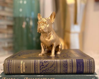 French Bulldog Figurine |  Modern Frenchie Statue | Home Decor | Gift for Dog Lovers