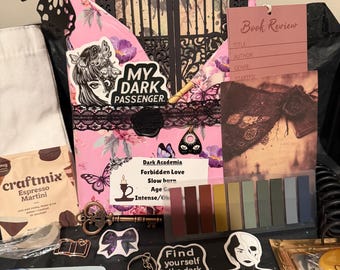 Caja de libros de romance gótico oscuro / Dark Academia / Paquete de libros de romance gótico oscuro (1-3 libros)