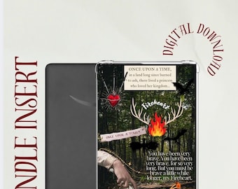 Inserto para Kindle de Trono de Cristal / digital / Inserto de fantasía /