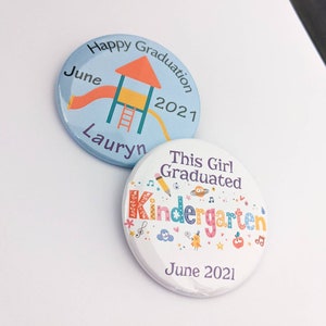 1 Personalized 2.25 Inch Pinback Button Large Badge image 2