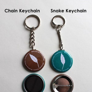 50 Personalized Key Chains 1.5 Custom Keychains image 2