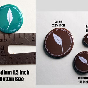 50 Custom Pinback Buttons MEDIUM 1.5 inch Bulk Order Personalized Badges image 6