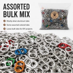 1,000,000+ Pop Tabs in Bulk Soda Can Tops - Great for Charity & Crafts!