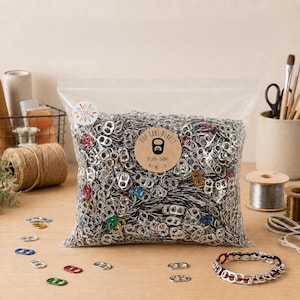 10,000+ Aluminum Pop Tabs for Crafts, Jewelry & Charity Collections