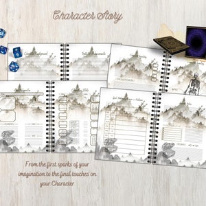 Printable Dnd Journal Dnd Printable Character 5e Dnd Character Sheet ...