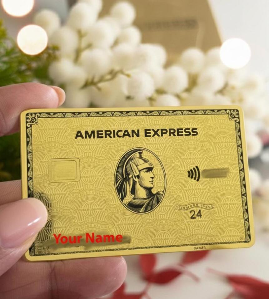 Amex Gold Card - Etsy Canada