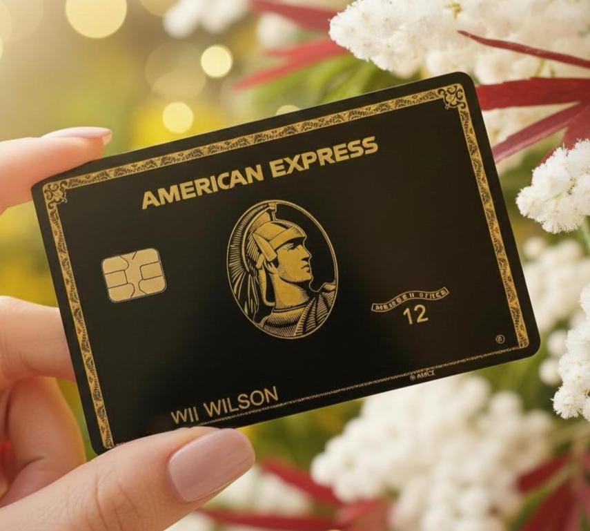 Amex centurion card replica - Etsy 日本