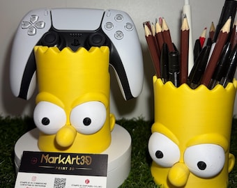 Bart Simpson Controller Holder or Pen Holder