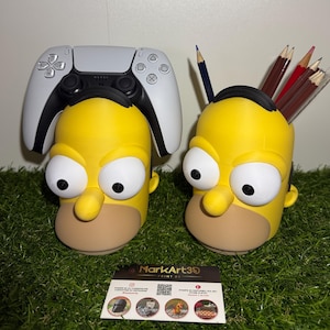 Porta controller Homer Simpson  o porta penne / Homer Simpson Controller Holder or Pencil Holder