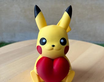 Pikachu porta cuore san Valentino / Pikachu Valentine's Heart