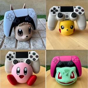 Pokémon Controller Holder / Controller Holder Pokemon Eevee, Pikachu, Kirby and Bulbasaur.