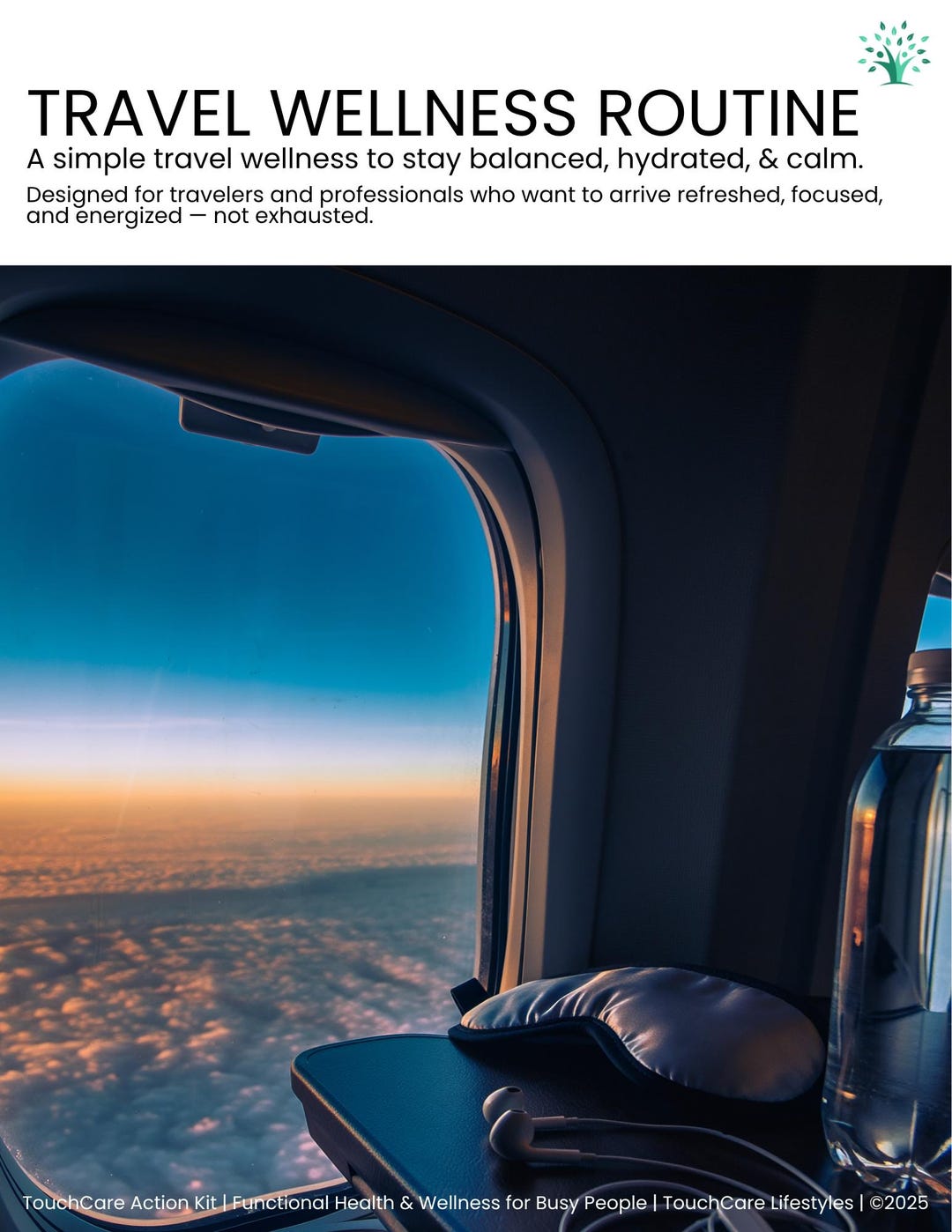 Travel Wellness Routine | Pre-flight, In-flight & Recovery Planner ...