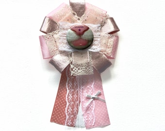 Handmade Kawaii Rosette I Star Dog