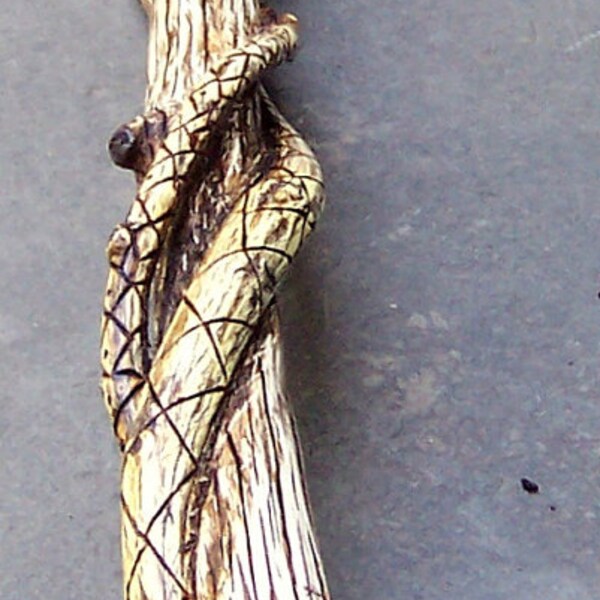 Walking Stick Beautifully Transformed no 3, use as a walking stick, cane or art piece / 5 feet long