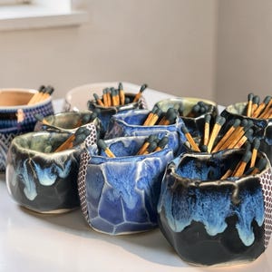 Handmade Ceramic Match Holder