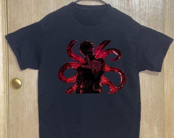 Camiseta inspirada en Tokyo Ghoul, camiseta de anime oscura, camiseta con gráficos estilo Kaneki, artículos de anime japonés, regalo para amantes del anime.