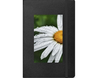 Daisy in the Rain Hardcover bound notebook