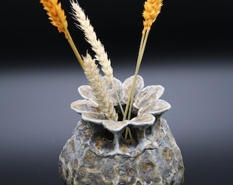 Makyvka Rock 3 Vase by Dmytro Yakub | Ukrainian Art Ceramic | Organic Contemporary Design | Minimalist Decor