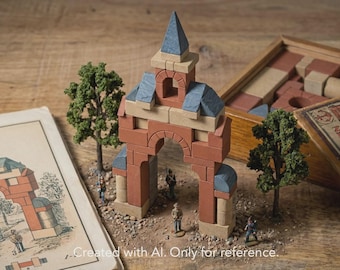 Richter Anchor No 2 ,5 Halle – Historic German Architectural Building Blocks Set 1900-1925