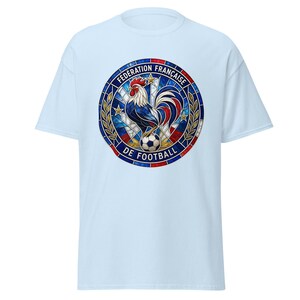 France FFF World Cup 2026 T-Shirt | Stained Glass Rooster Crest | Les Bleus Football Fan Tee