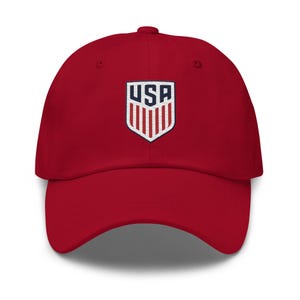 USA FIFA World Cup 2026 Hat - US Soccer Crest Baseball Cap