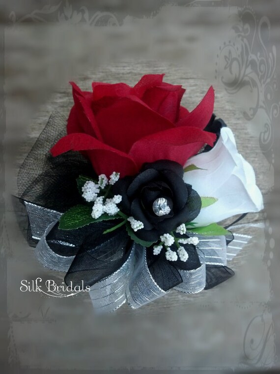 artificial wrist corsages for wedding