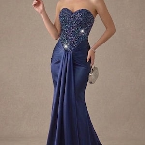 Hydrangea Blue Bridesmaid Dress