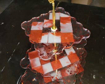 Resin 3 tier cupcake stand