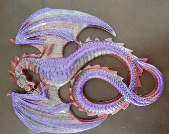 Resin dragon decor