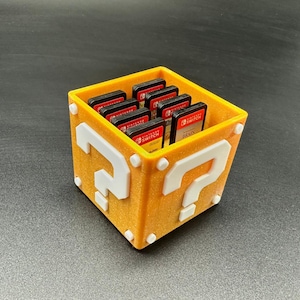 3D-gedruckte Aufbewahrungsbox für Nintendo-Switch-Spiele