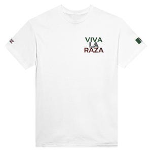 Viva La Raza Heavyweight T-Shirt – Latino Pride Cultural Tee, Unisex Shirt – ENRQZDesigns